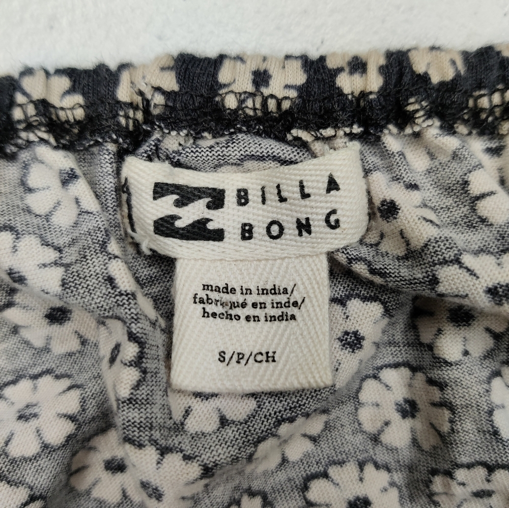Billabong Floral Crop Top - Women Size Small - Picture 3 of 3